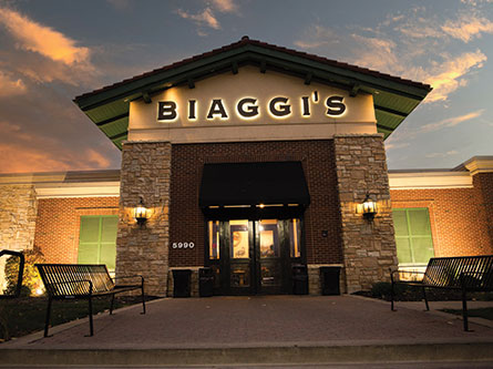Exterior Image of Biaggi's Italian Restaurant in West Des Moines, IA 50266