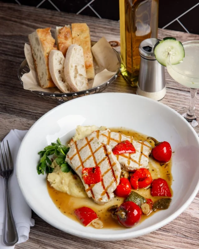 Be sure to stop by before the end of May to try our mouthwatering Grilled Pork Chops Peperonata! ✨