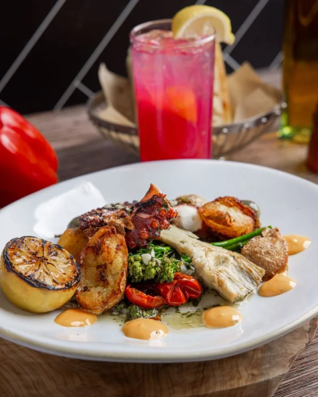 Don’t miss your chance to try our irresistible Grilled Octopus! ✨ It's bursting with flavor, but only available through the end of May!